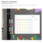Magnetic Whiteboard Erasable Note Boards for Refrigerator, Home, Office, Kitchen, and School Use