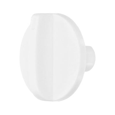 Appliance Temperature Knob Thermostat Control Knob Plastic White 1Pcs for Display Cabinet