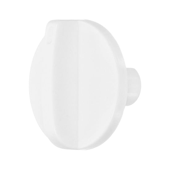Appliance Temperature Knob Thermostat Control Knob Plastic White 1Pcs for Display Cabinet