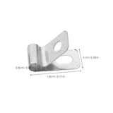 100Pcs Stainless Steel Metal Wire Fence Clips for Quick and Easy Installation Fixing Accessories