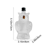 Wolf Whiskey Bottle, Funny Wolf Whiskey Bottle, 3D Wolf Shape Glass, Wine Decanter for Men Dad, Home Bar Dachshund Lover Decor F