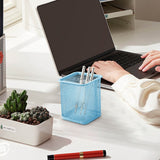 Pen Holder Mesh Pencil Holder Metal Pencil Holders Pen Organizer for Desk Office Pencil Holders, Back to Sch-ool Supplies G