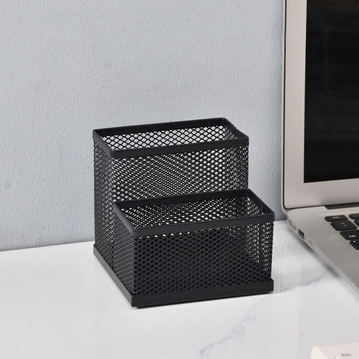 Pen Holder Mesh Pencil Holder Metal Pencil Holders Pen Organizer for Desk Office Pencil Holders, Back to Sch-ool Supplies L