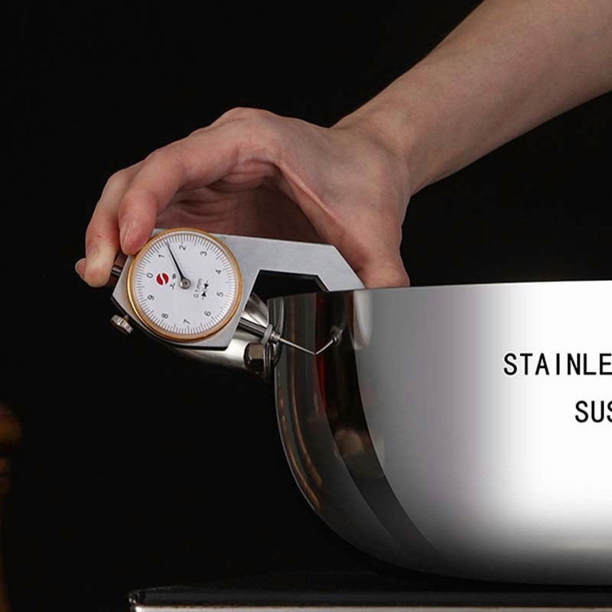 316 Stainless Steel Hot Pot with Lid Large Pots for Cooking Thick Bottom Stew Soup Pots with Lid Stockpot for Pasta, Soup, Simmer Kitchens Appliances Multicolor
