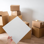 White Cardboard Sheets for Mailing, Crafting, Projects, Home Use, Lightweight and Material
