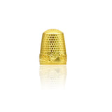 Portable Copper Thimble Golden Sewing Accessory for Beginners 10Pcs