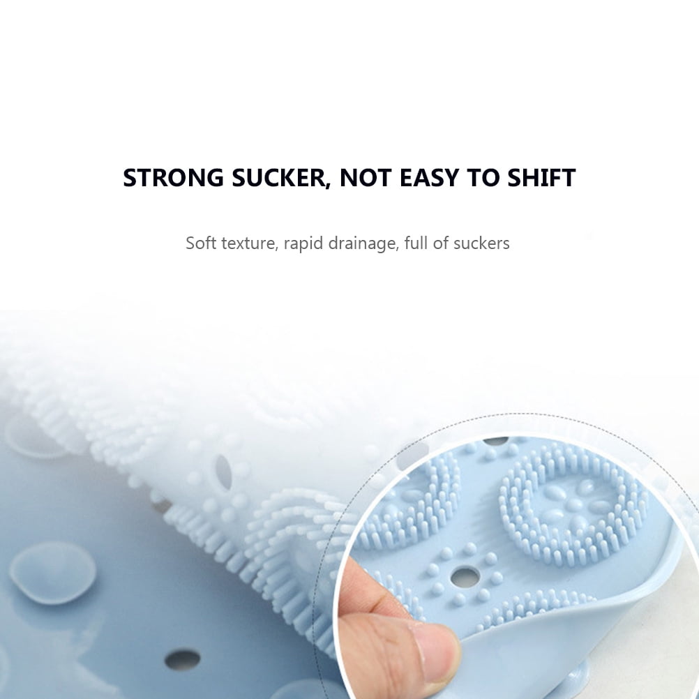 PVC Foot Cleaner Mat with Acupoint Massage for Home Use, Non- Bath Shower Floor Mat, 1 Pc