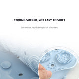 PVC Foot Cleaner Mat with Acupoint Massage for Home Use, Non- Bath Shower Floor Mat, 1 Pc