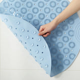 PVC Foot Cleaner Mat with Acupoint Massage for Home Use, Non- Bath Shower Floor Mat, 1 Pc