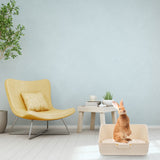 Pet Litter Box White Plastic, Durable for Rabbit and Small Animal Use