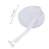 White Sewing Basting Tape for Elastic Band, 1 Roll - and Easy to Use Sewing Accessory
