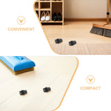 12Pcs Steamer Brush Attachments for Steam Cleaner Mop with Black Nylon Bristles for Effective Cleaning