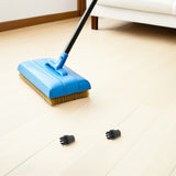 12Pcs Steamer Brush Attachments for Steam Cleaner Mop with Black Nylon Bristles for Effective Cleaning - Top-Down View