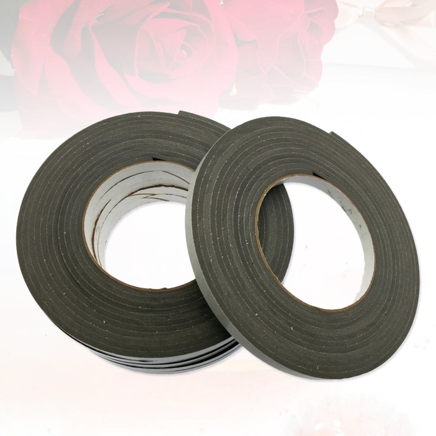 Strong Double-Sided Removable Adhesive Tape Black Plastic for Home Use and Projects