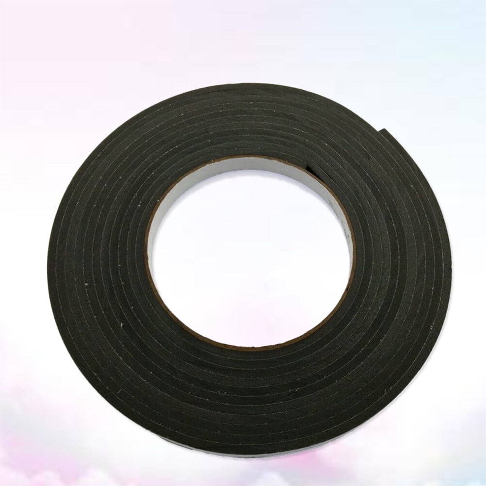 Strong Double-Sided Removable Adhesive Tape Black Plastic for Home Use and Projects