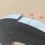Strong Double-Sided Removable Adhesive Tape Black Plastic for Home Use and Projects