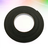Strong Double-Sided Removable Adhesive Tape Black Plastic for Home Use and Projects - 45-Degree Angle