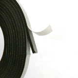 Strong Double-Sided Removable Adhesive Tape Black Plastic for Home Use and Projects - Rear View