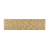 Chmadoxn 4-Piece Non-Slip Stair Treads, Self-Adhesive Striped Carpet Mats, Absorbent & Quiet Step Pads, Can Be Cut to Fit, Washable for Indoor Staircase Safety\u200b\u200b Beige