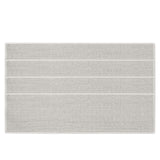 Chmadoxn 4-Piece Non-Slip Stair Treads, Self-Adhesive Striped Carpet Mats, Absorbent & Quiet Step Pads, Can Be Cut to Fit, Washable for Indoor Staircase Safety\u200b\u200b White 1 - Front View