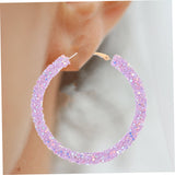 oversized earrings for women Violet 1 Pair