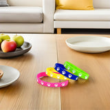 32Pcs Cute Dog Paw Print Silicone Bracelets Soft Comfortable Wristbands
