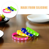 32Pcs Cute Dog Paw Print Silicone Bracelets Soft Comfortable Wristbands