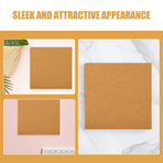5Pcs Sound Insulation Cork Board Tiles with Self Adhesive Backing for Wall Decor