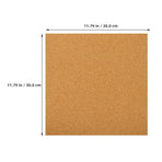 5Pcs Sound Insulation Cork Board Tiles with Self Adhesive Backing for Wall Decor