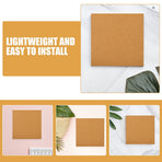 5Pcs Sound Insulation Cork Board Tiles with Self Adhesive Backing for Wall Decor