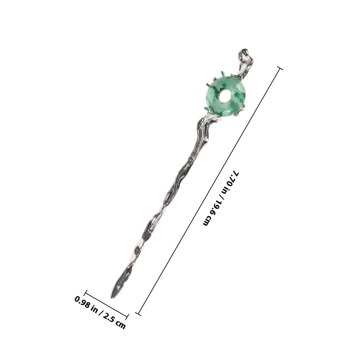 2pcs Silver Hair Chopstick Vintage Hair Sticks Women for Night Out and Recital