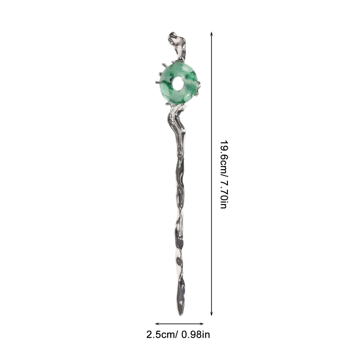 2pcs Silver Hair Chopstick Vintage Hair Sticks Women for Night Out and Recital