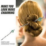 2pcs Silver Hair Chopstick Vintage Hair Sticks Women for Night Out and Recital