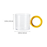 2Pcs Reusable Bathroom Mouthwash Cups with Handle Large Capacity As Material Drinking Tumblers - Front View