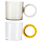 2Pcs Reusable Bathroom Mouthwash Cups with Handle Large Capacity As Material Drinking Tumblers