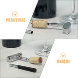 Multifunctional Bar Bottle Opener Crafted from Zinc Alloy for Wine and Soda Bottles
