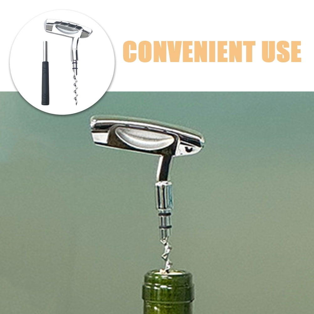 Multifunctional Bar Bottle Opener Crafted from Zinc Alloy for Wine and Soda Bottles