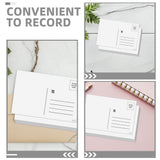 White Cardstock Postcards for Mailing and Crafting Printable Blank Cards for Travel Birthday Thank You