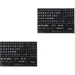 Black Keyboard Stickers for Home Perfect Fit Easy Apply