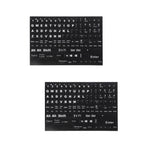 Black Keyboard Stickers for Home Perfect Fit Easy Apply