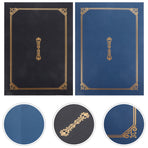 Compact Green Certificate Holders for Document Protection 4Pcs