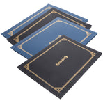 Compact Green Certificate Holders for Document Protection 4Pcs