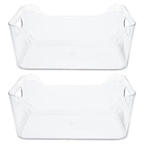 Clear Pet Fridge Organizers, Odorless and , Perfect for Vegetables and More, 2Pcs