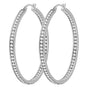ChmadoxnLarge Hoop, Earrings, Silver, (19'), DTBPRQ50 One Size Silver