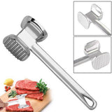 Meat Pounder Flattener, Easy-Grip Meat Tenderizer, Stainless Steel Meat Mallet for Cooking, Meat Hammer, Chicken Tenderizer, Meat Smasher Utensil, Kitchen Mallet, Meat Masher Tool