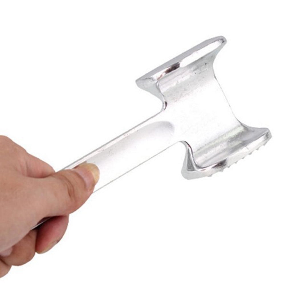 Meat Pounder Flattener, Easy-Grip Meat Tenderizer, Stainless Steel Meat Mallet for Cooking, Meat Hammer, Chicken Tenderizer, Meat Smasher Utensil, Kitchen Mallet, Meat Masher Tool