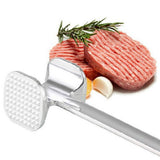 Meat Pounder Flattener, Easy-Grip Meat Tenderizer, Stainless Steel Meat Mallet for Cooking, Meat Hammer, Chicken Tenderizer, Meat Smasher Utensil, Kitchen Mallet, Meat Masher Tool