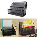 Mesh Desktop File Sorter Organizer, 5 Upright Section Bookshelf Organizer, Enduring File Sorter for Desk Home Office Classroom