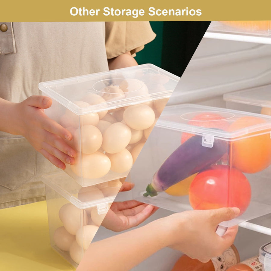Storage Bins with Lids Airtight Bread Storage Containers Bread Bin Plastic Reusable Loaf Cake Clear Bread Dispenser Fresh Bread Organizer Bin （7.48×5.12 in）