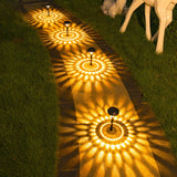 Solar Outdoor Lights, Solar Pathway Lights Outdoor, Solar Powered Garden Yard Lights for Walkway Sidewalk Driveway, Maintain 10 Hours of Lighting (2 Pack) 2 Pack Black - Rear View